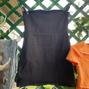 Zara Black Strapless Dress